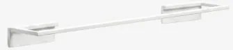 Toalheiro Adesivo De Parede Com Barra 45 Cm Para Casa De Banho Em Aço Inoxidável Jalter Branco - Sklum