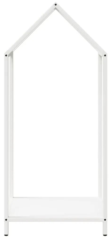 Suporte para lenha 40x25x90 cm aço laminado a frio branco