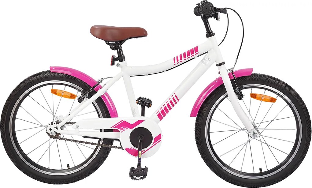 vidaXL Bicicleta Infantil 24 Polegadas para 8-12 anos Rosa
