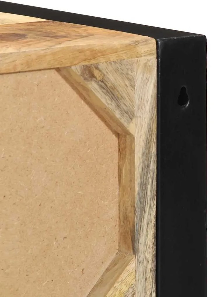 Mesa de cabeceira 40x35x40 cm madeira maciça manga áspera