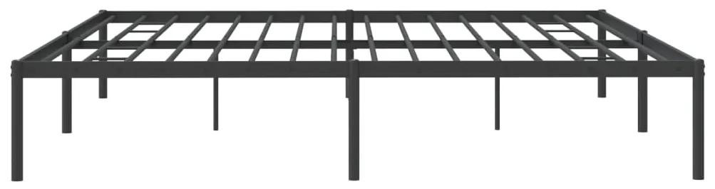 Estrutura de cama 183x213 cm metal preto