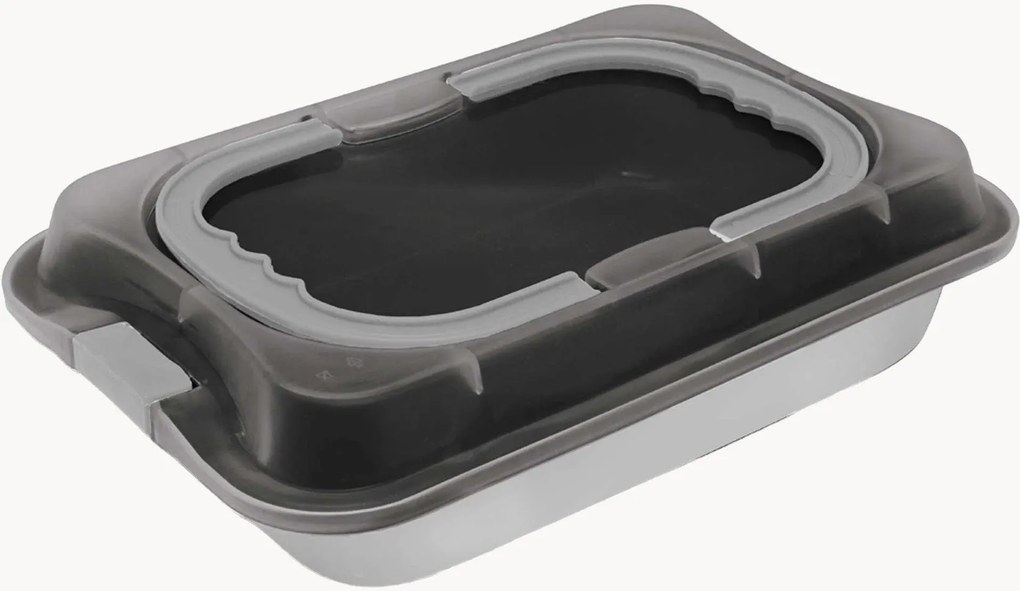 Forma de bolo antiaderente com tampa Aspen Collection
