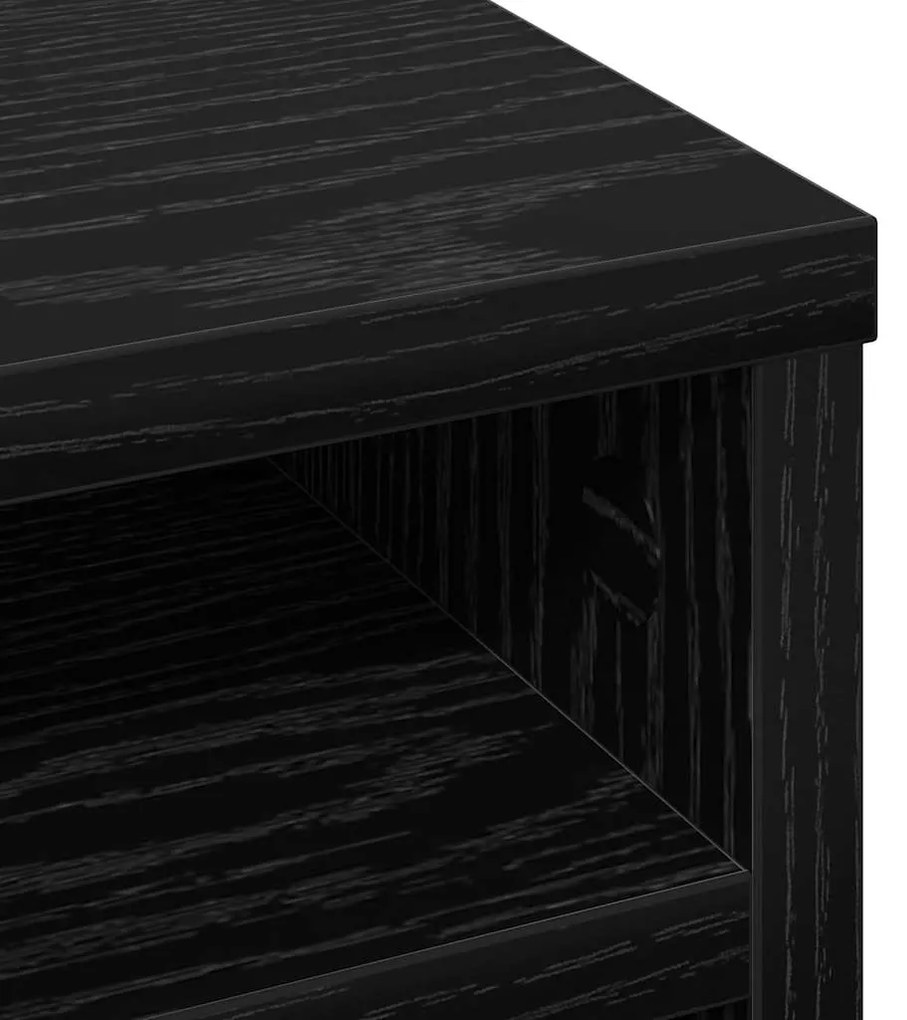 Organizador de Mesa Carvalho Preto 36x26x29,5 cm Madeira Derivada