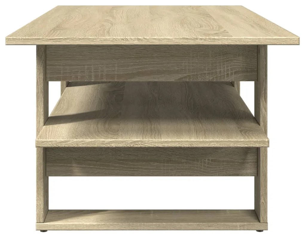 Mesa de centro 102x55x42 cm madeira processada carvalho sonoma