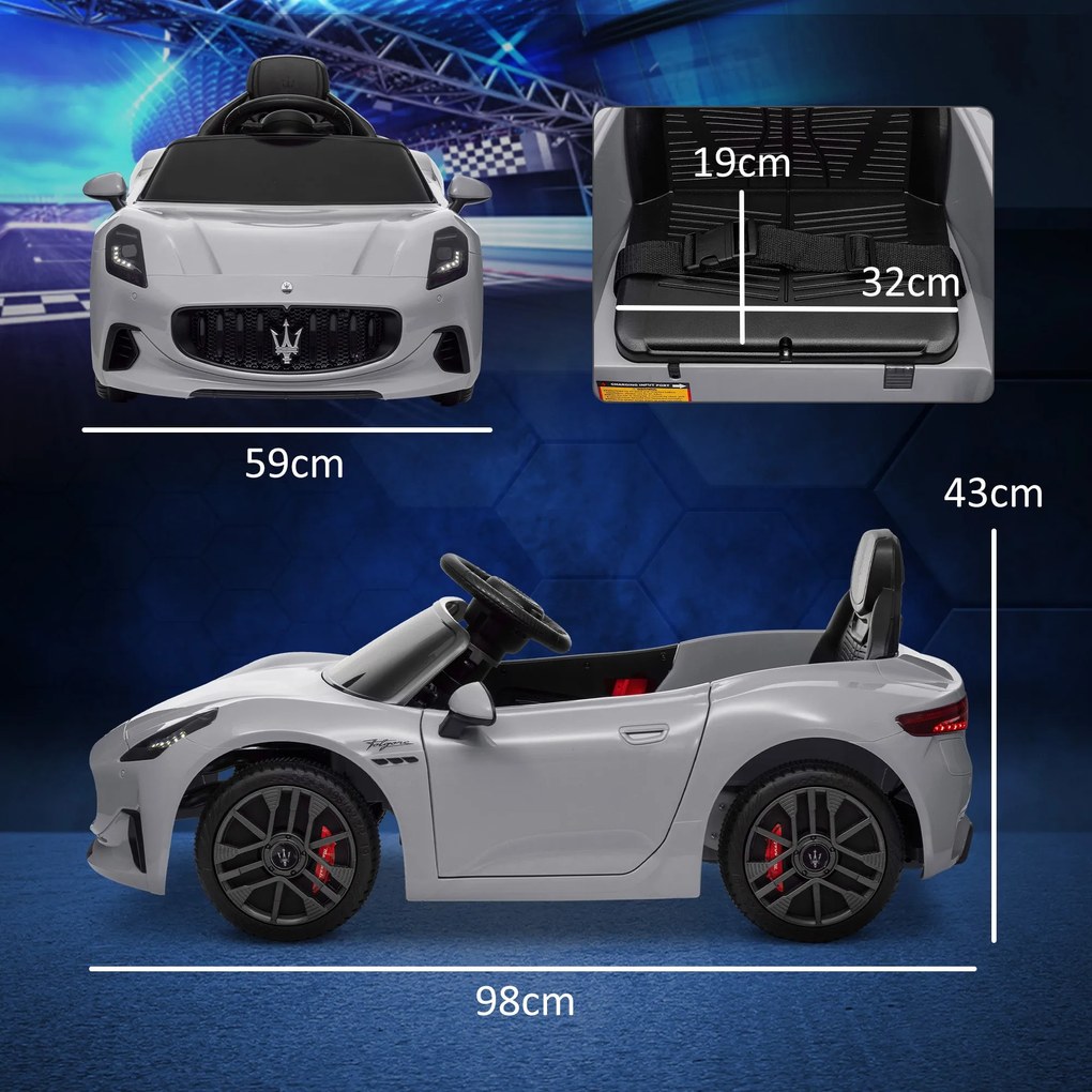 AIYAPLAY Carro Elétrico para Crianças acima de 3 Anos Carro Maserati G