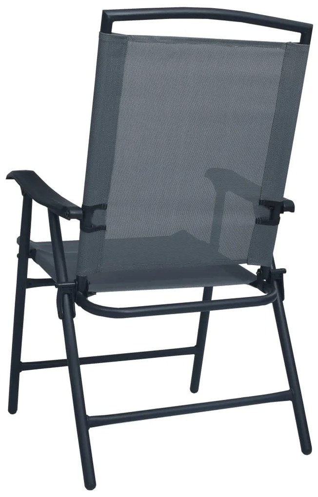 Conjunto bistrô 3 pcs aço cinzento