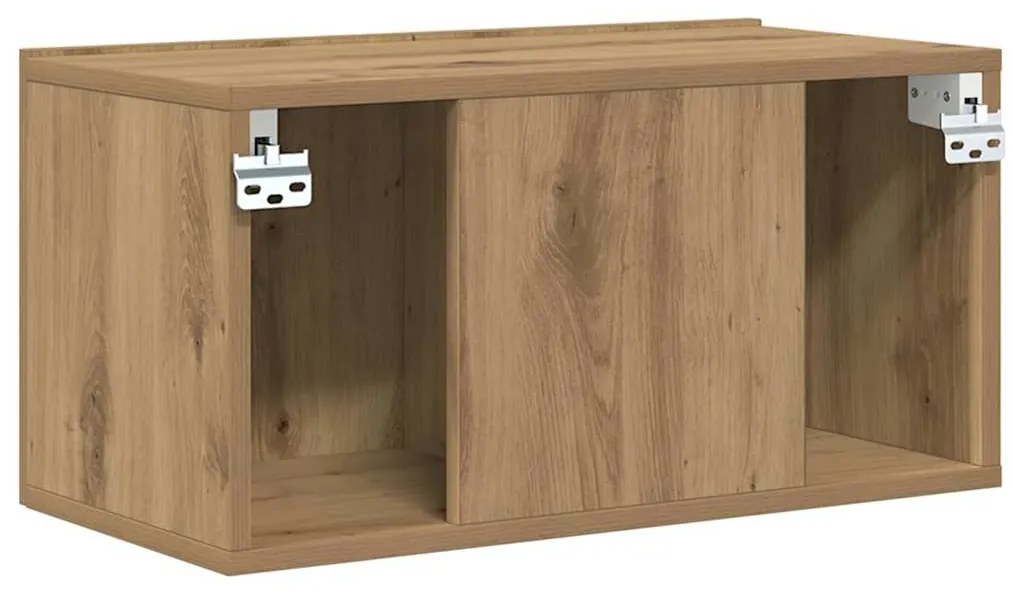 Conjunto de Armário de TV Carvalho Artisan Madeira Derivada