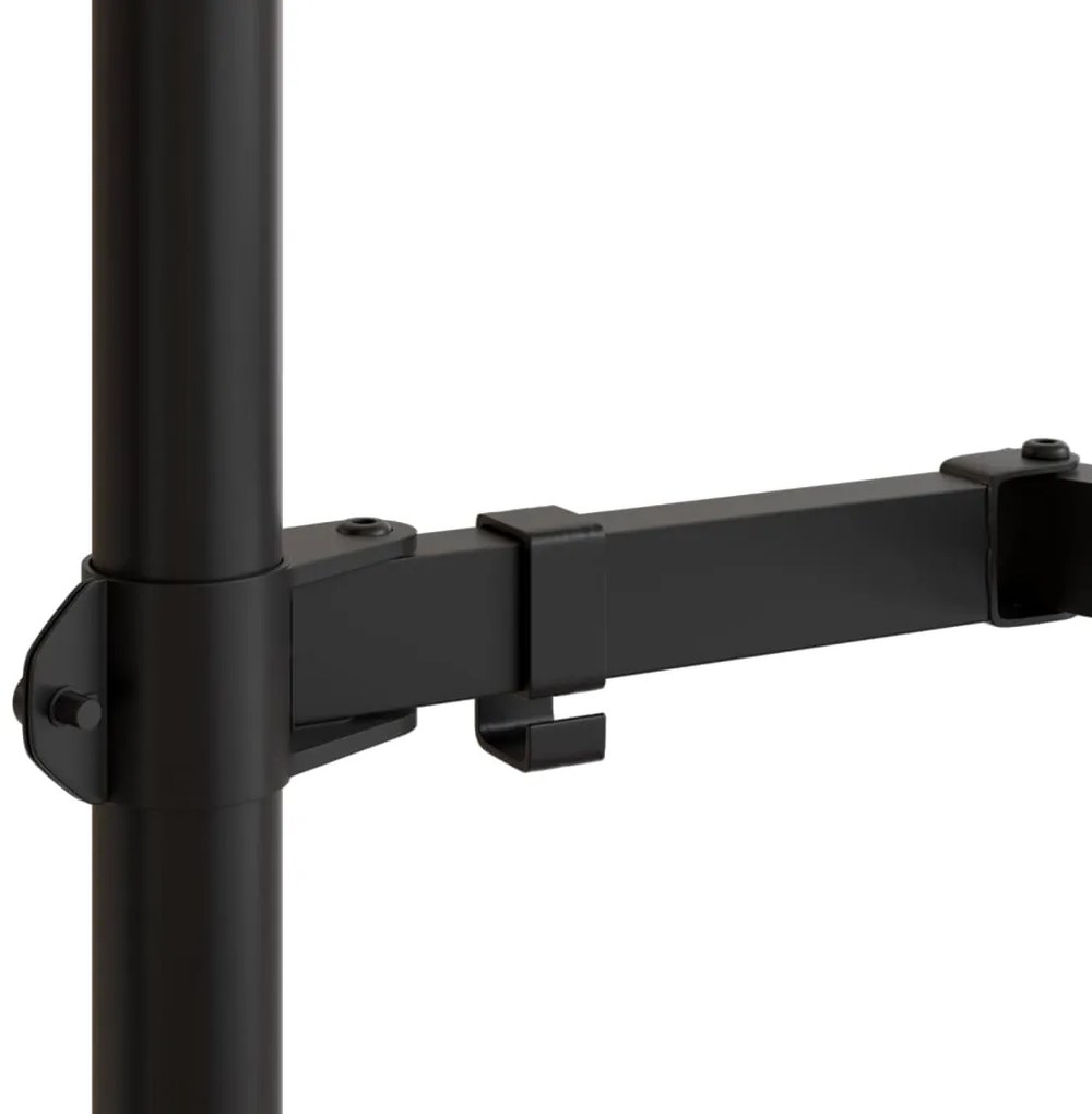 Suporte para monitor VESA 75/100 mm aço preto
