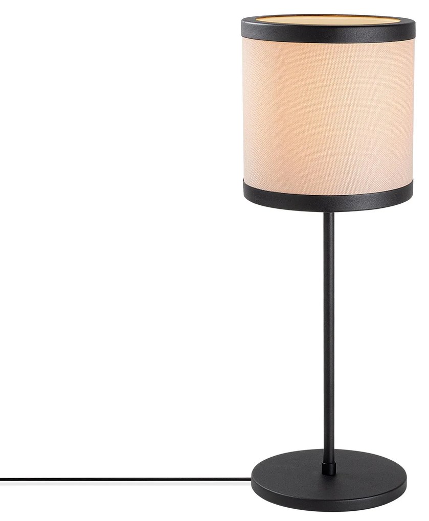 Candeeiro de Mesa Way – Preto e Branco – 18 x 18 x 52 cm