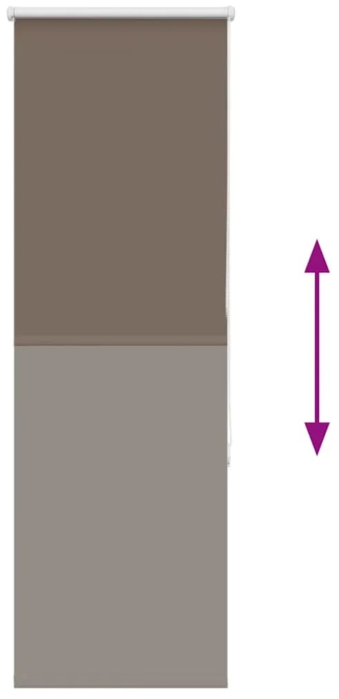 Persiana de enrolar 60x175 cm largura tecido 55,7 cm poliéster
