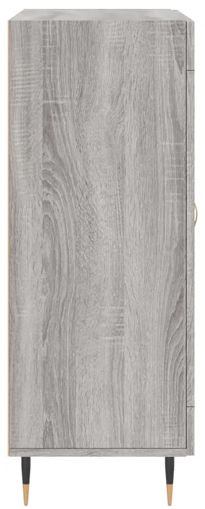 Aparador 69,5x34x90 cm derivados de madeira cinzento sonoma