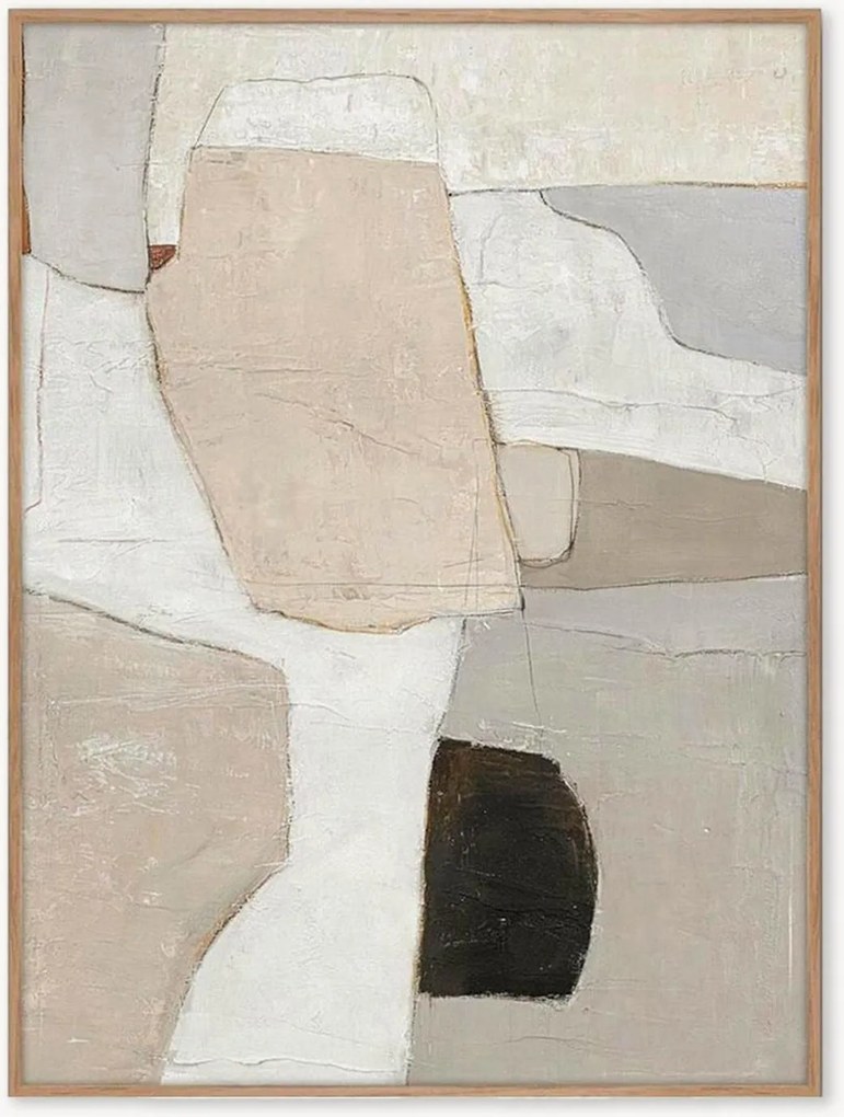 Quadro em tela pintado à mão emoldurado Accurate