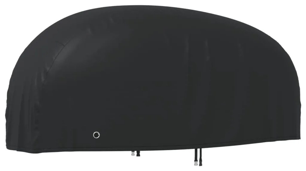 vidaXL Capa para motociclo 245x105x125 cm oxford preto