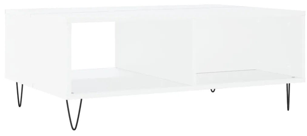 Mesa de centro 90x60x35 cm derivados de madeira branco