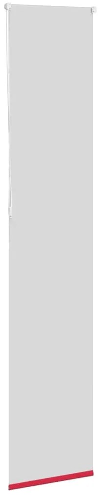 Persiana de enrolar 50x230 cm largura tecido 45,7 cm poliéster