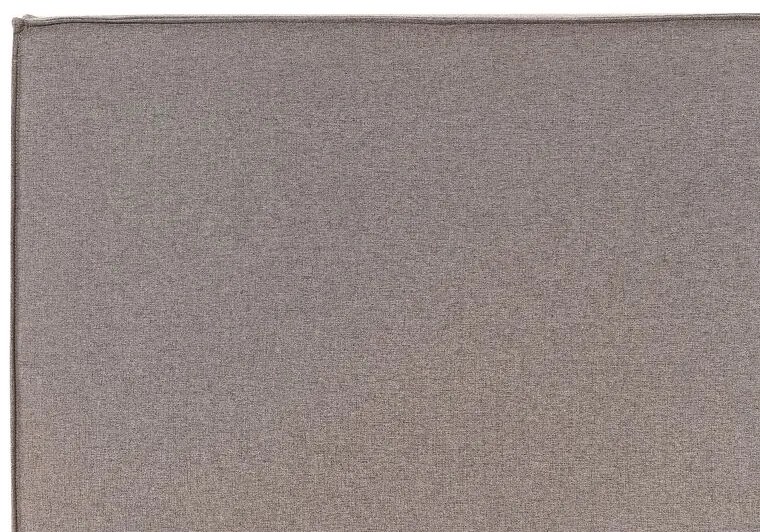 Cama de casal com arrumação em tecido taupe 160 x 200 cm MOISSAC Beliani
