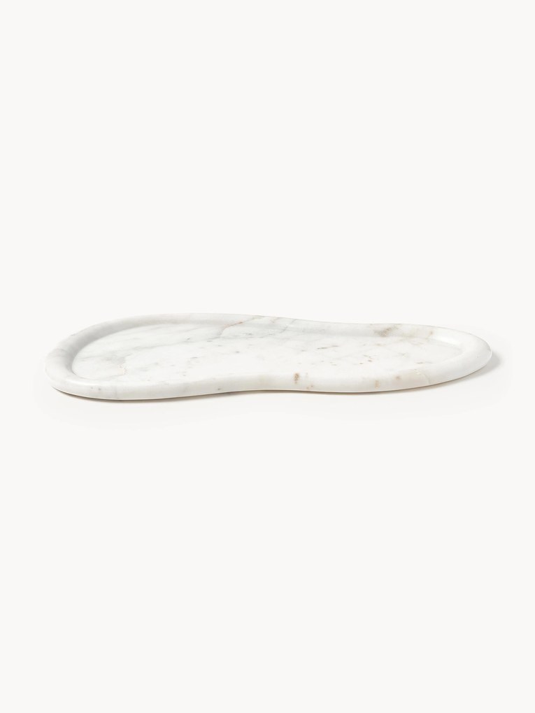 Decorative Marble Tray Meringue, W 45 cm