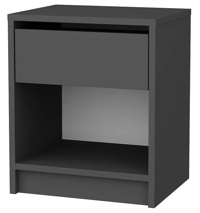 Mesa de Cabeceira Sheridan - Antracite - 44,6x35,9x52,8 cm