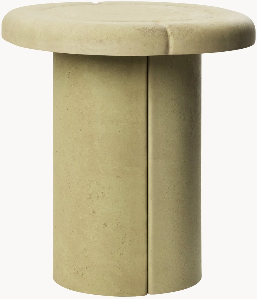 Mesa de apoio redonda em madeira de amieiro