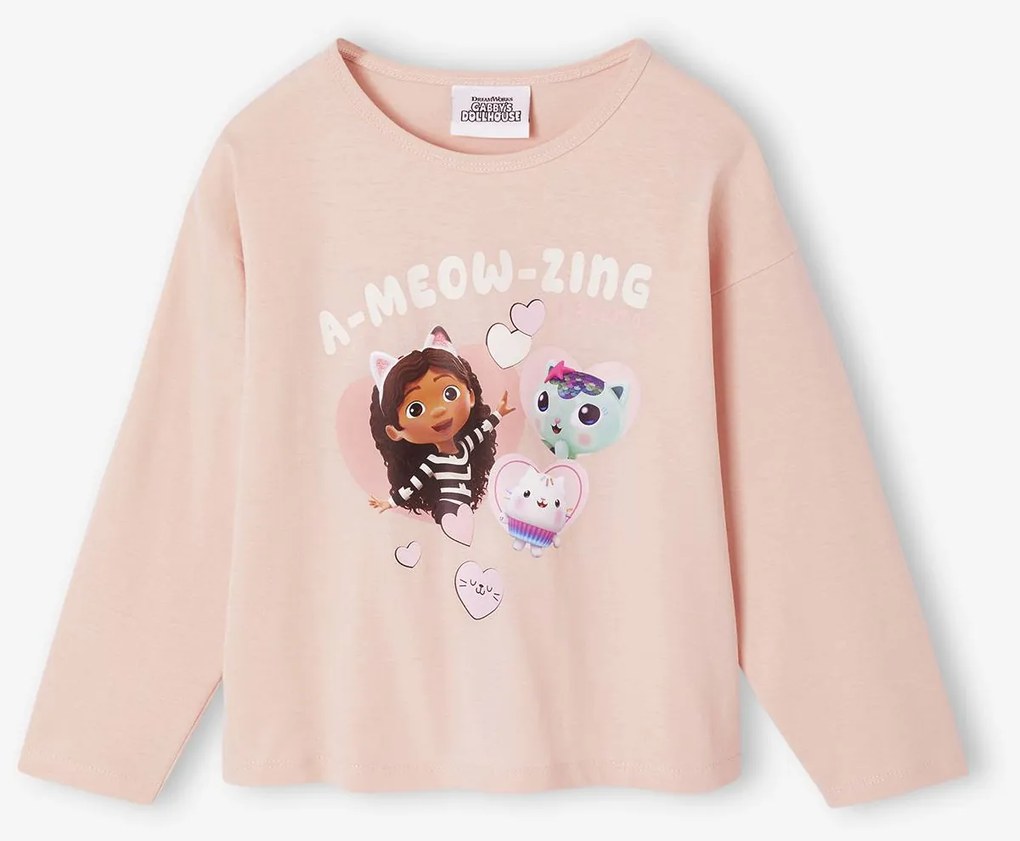 Camisola A Casa Mágica da Gabby® de manga comprida rosado