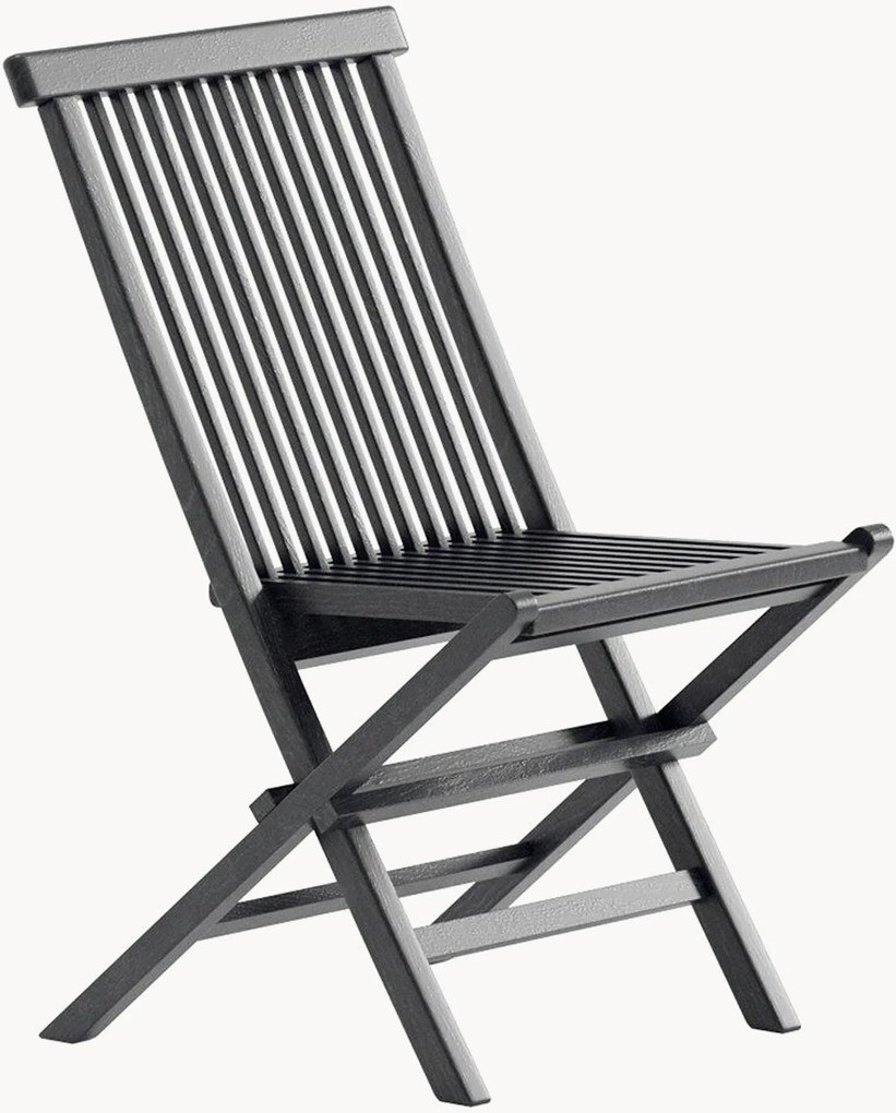 Cadeiras de jantar de jardim em madeira de teca Kenya, conjunto de 2