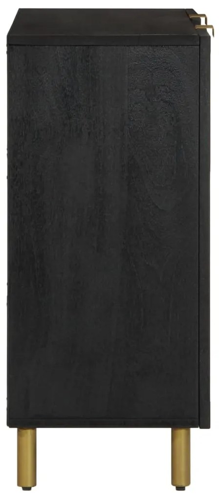 Aparador 90x33x75 cm derivados de madeira preto