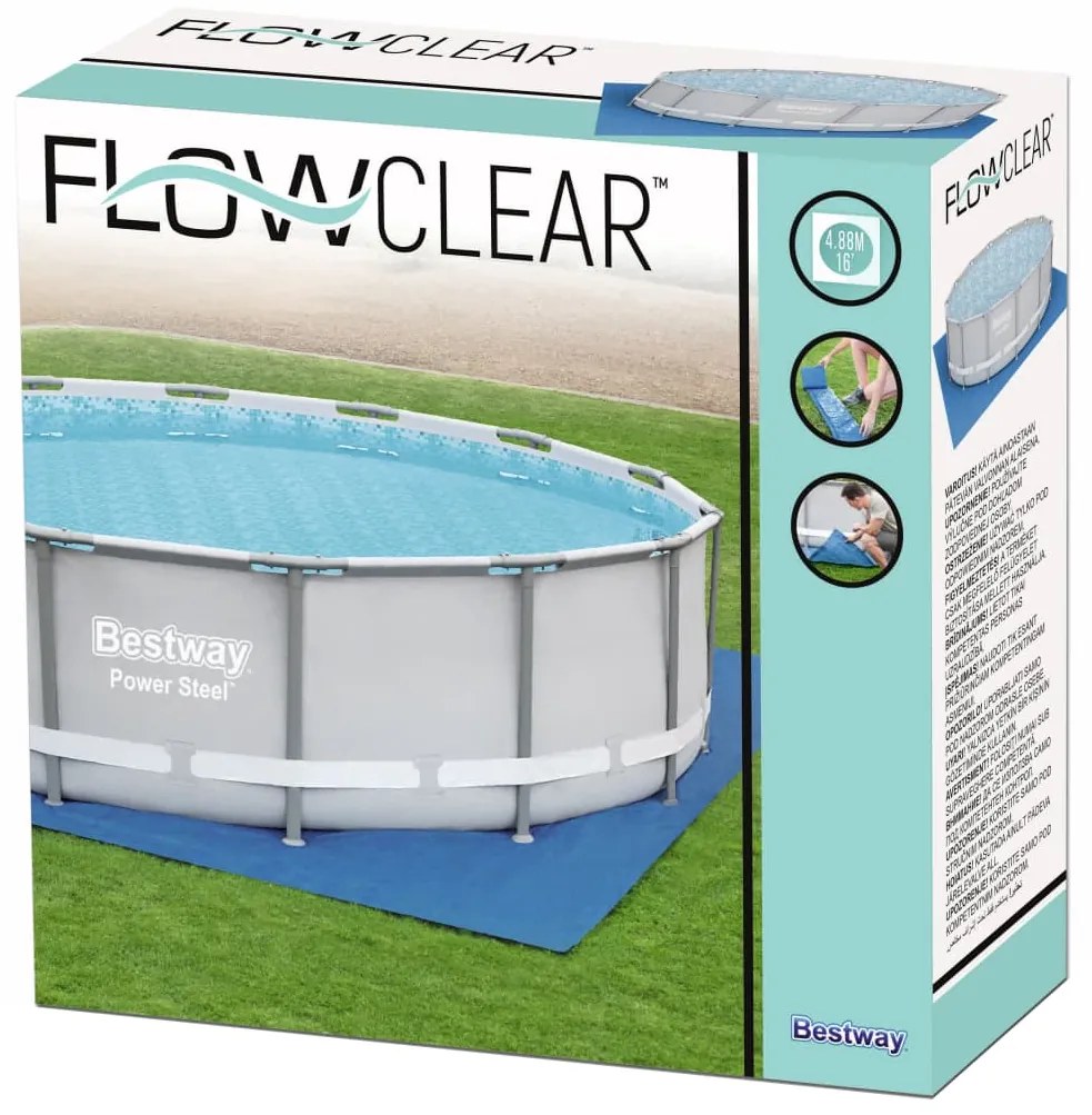 Bestway Pano para chão de piscina Flowclear 488x488 cm