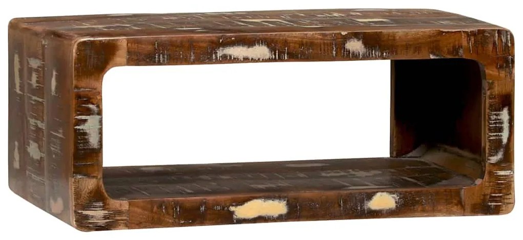 vidaXL Gabinete para TV 60 x 30 x 25 cm Madeira recuperada maciça