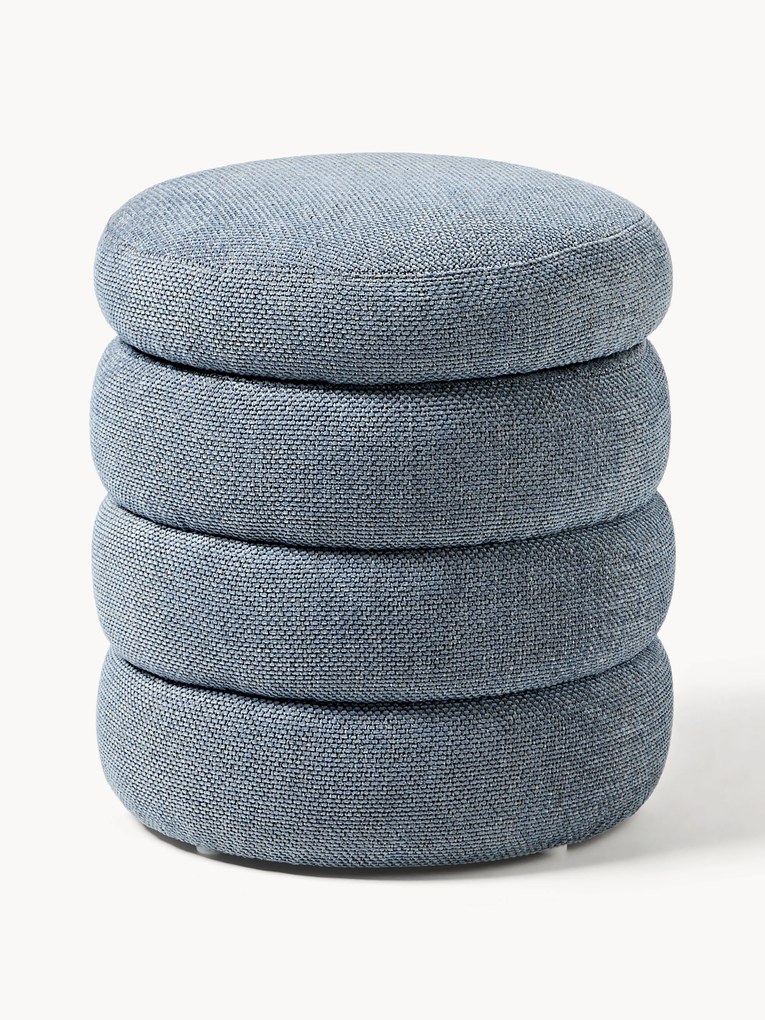 Upholstered Stool Alto with Storage Space