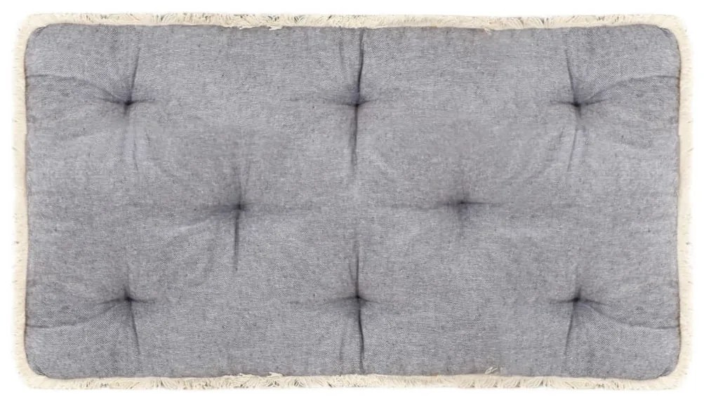 vidaXL Almofadão para sofá de paletes 73x40x7 cm antracite
