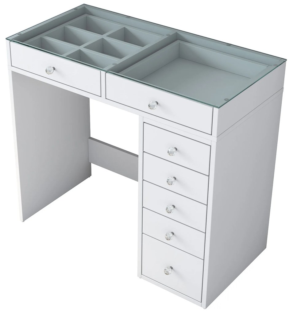 Mesa de Maquilhagem BJ107 – Branco – 90x79,8x44,5 cm