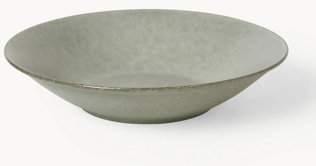 Pratos de sopa artesanais Nordic Marsh, conjunto de 4