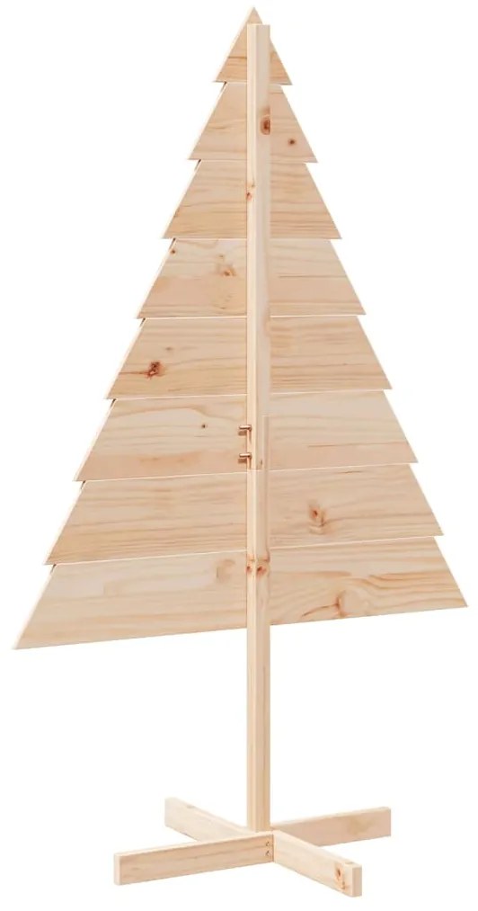 Árvore de Natal em madeira decorativa 150 cm madeira maciça