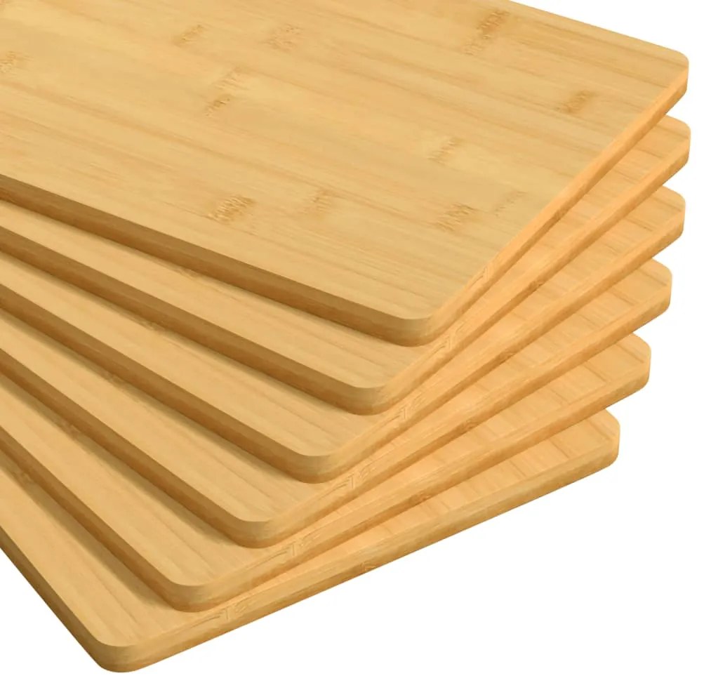 Tábuas de pequeno-almoço 6 pcs 35x23x0,8 cm bambu