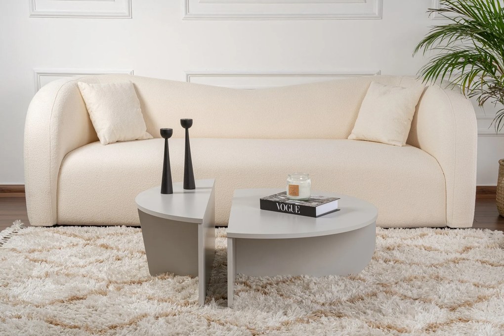 Mesa de Centro Orion – Cinza – 90x30x60 cm