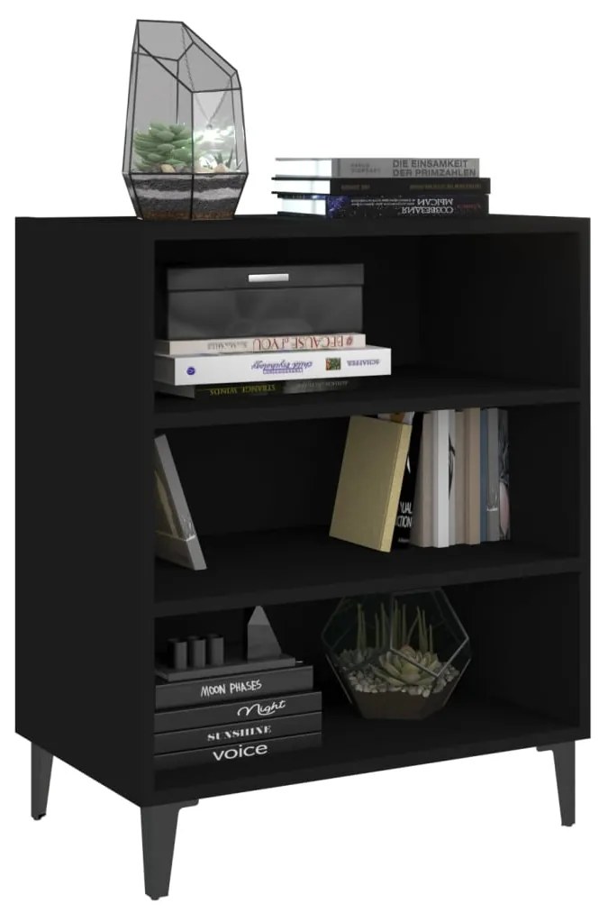 Aparador 57x35x70 cm contraplacado preto