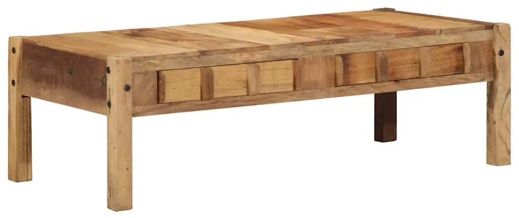 Mesa de Café 110x55x35 cm Madeira Sólida Recuperada