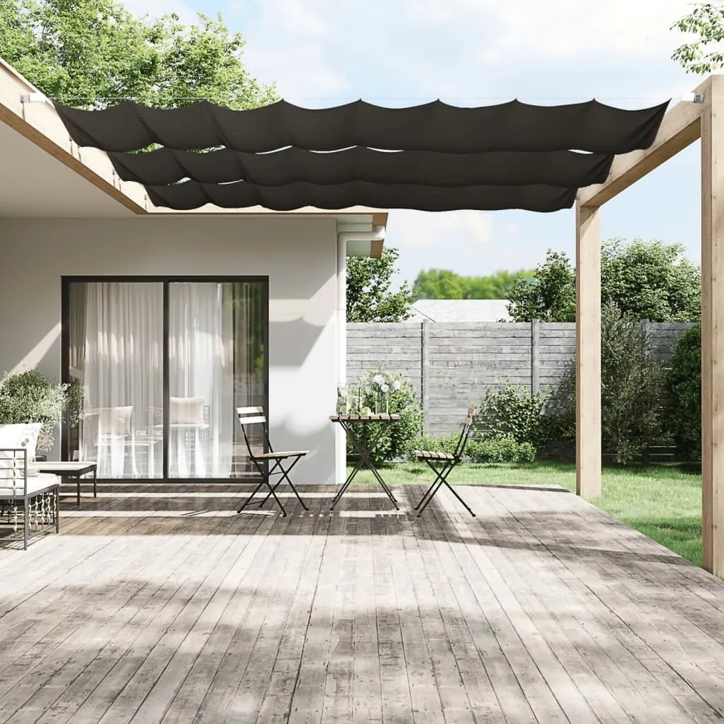 Toldo vertical 60x1000 cm tecido oxford antracite