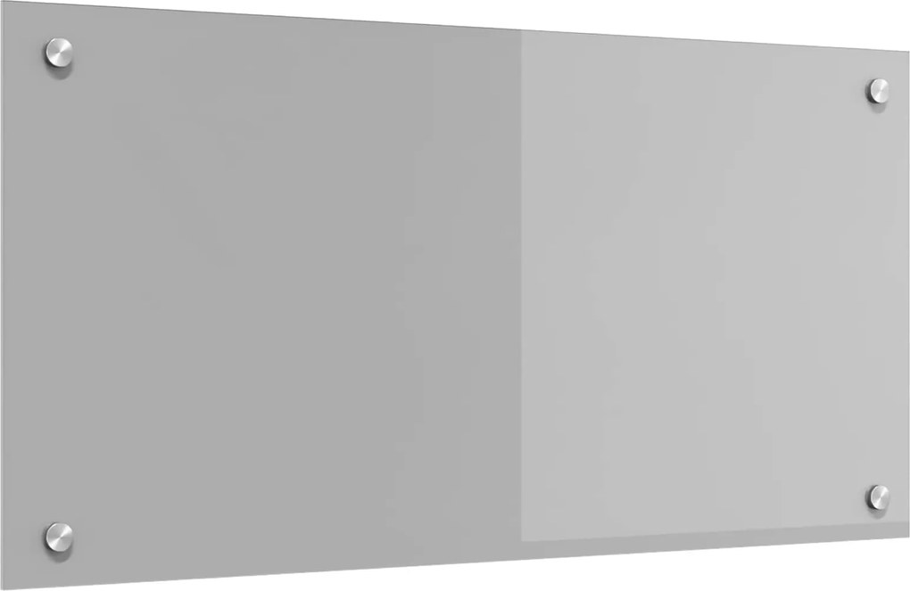 vidaXL Proteção de Cozinha Cinzento-claro 80 x 40 cm vidro temperado