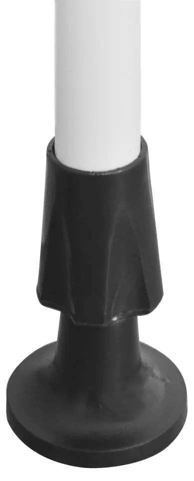 Toldo retrátil manual 100 cm laranja e castanho