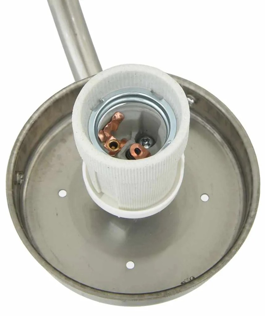Luz de Parede Externa vidaXL Prata Aço Inoxidável IP44