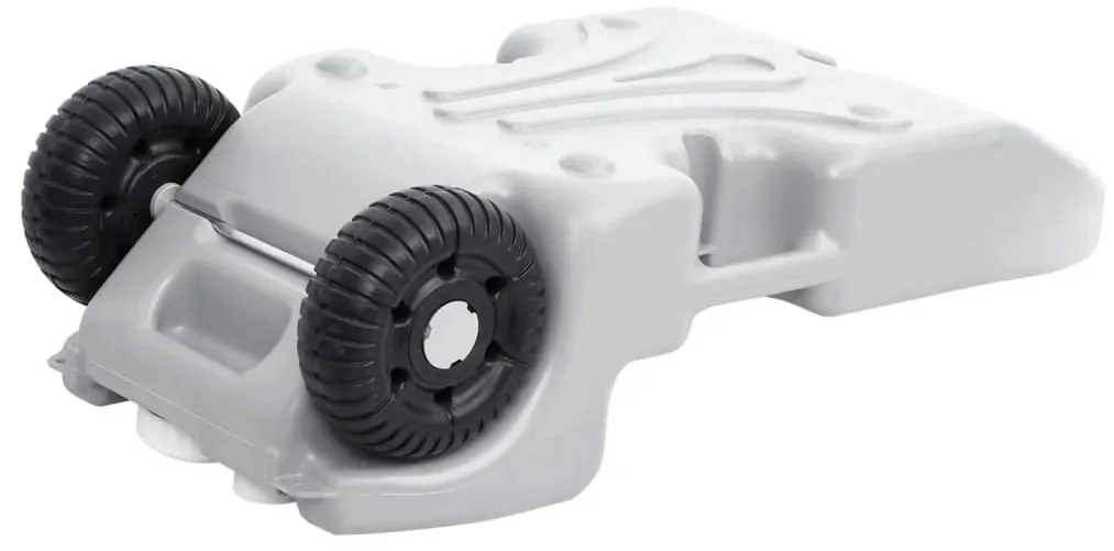 Tanque de água com rodas para campismo 25 L cinzento