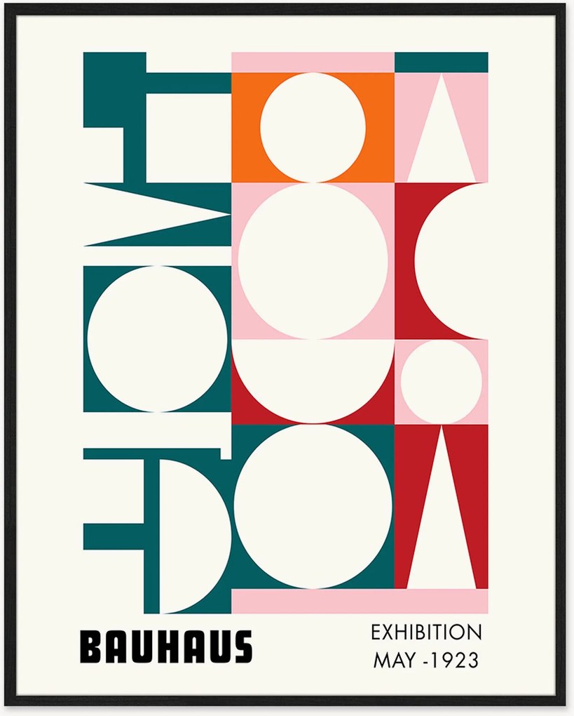 Impressão digital emoldurada Bauhaus Exhibition May 1923