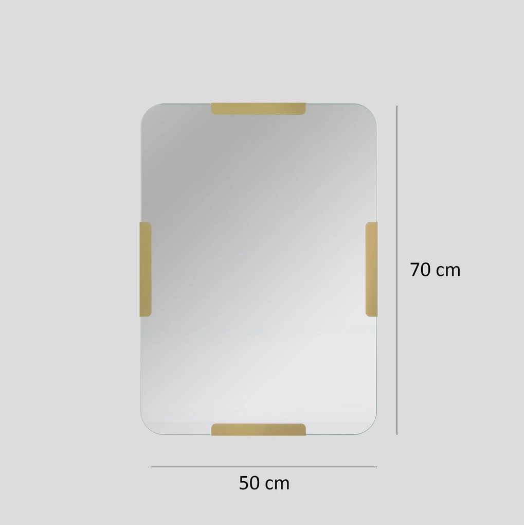 Espelho Pera – Dourado – 50 cm x 70 cm