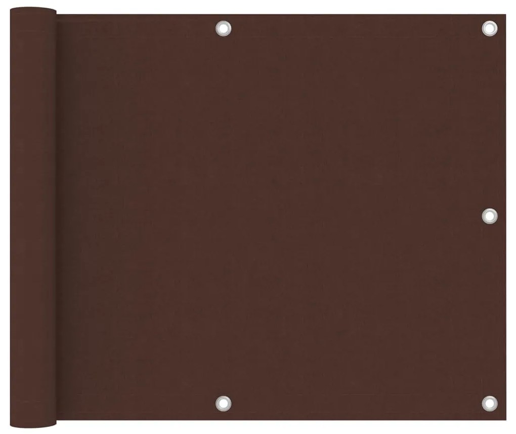 Tela de varanda 75x600 cm tecido Oxford castanho