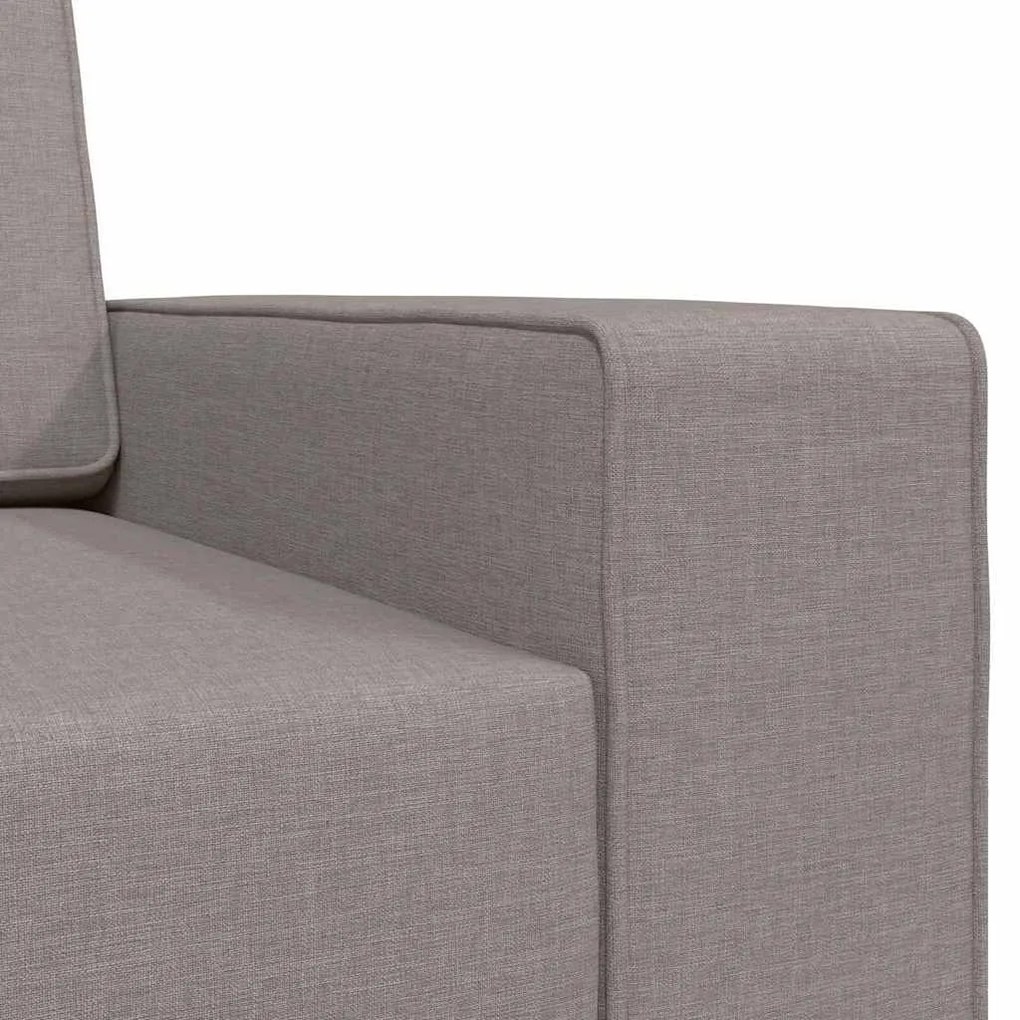 Sofá-Cama de Chão 2 em 1 Taupe 245x150x60.5 cm Tecido