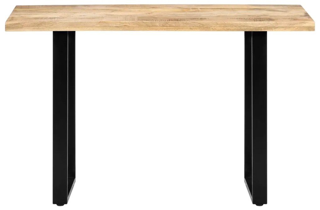Mesa de jantar 120x60x76 cm madeira de mangueira maciça