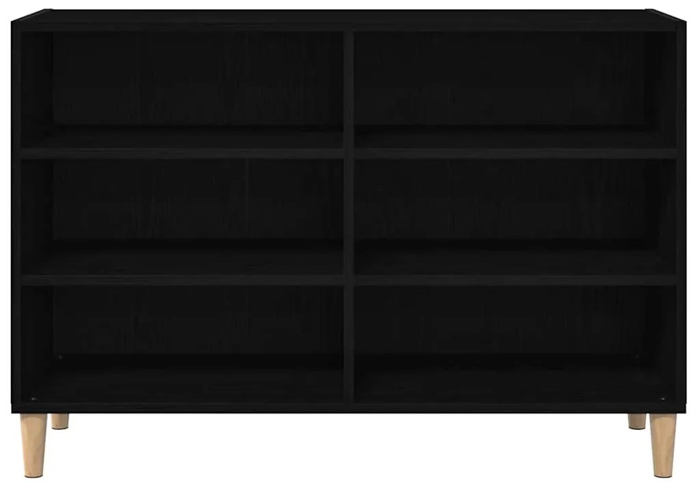 Buffet vidaXL Preto Carvalho 103,5x35x70 cm Madeira de Engenharia