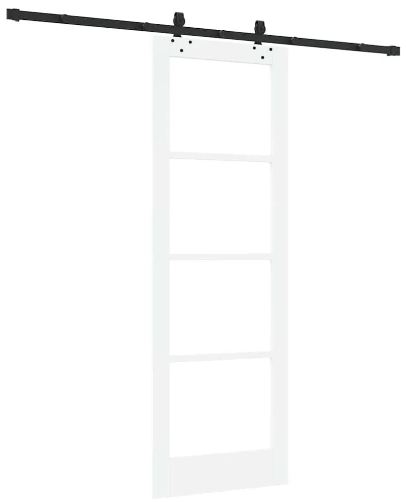 Porta Deslizante vidaXL com Conjunto de Acessórios Branca 73.5x211 cm