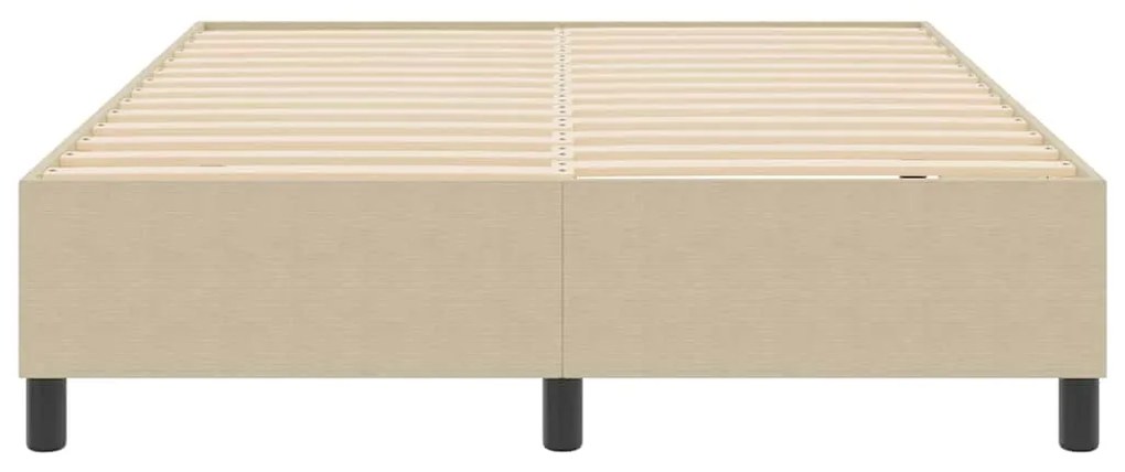 Cama Box Spring vidaXL Verde Claro Cinza 140x200 cm em Tecido Cotelê